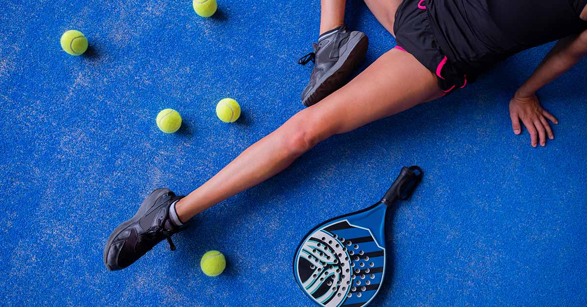 lesiones más habituales al jugar al pádel